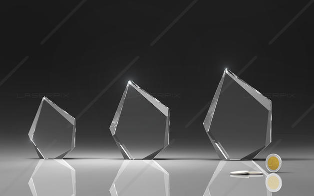 Eisberg Form Spezial Würfel von Laserpix in Drei Größen