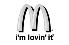 McDonalds i'm lovin' it Logo Partner von Laserpix