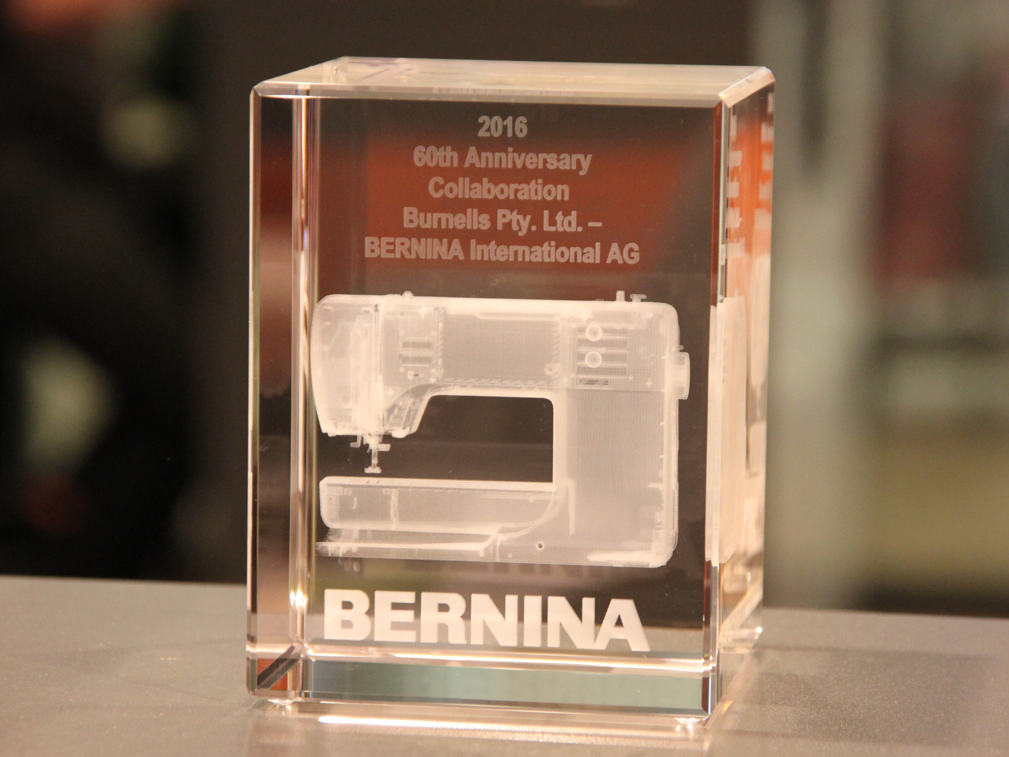 Bermina Nähmaschinen International Ag 3D Gravur Laserpix